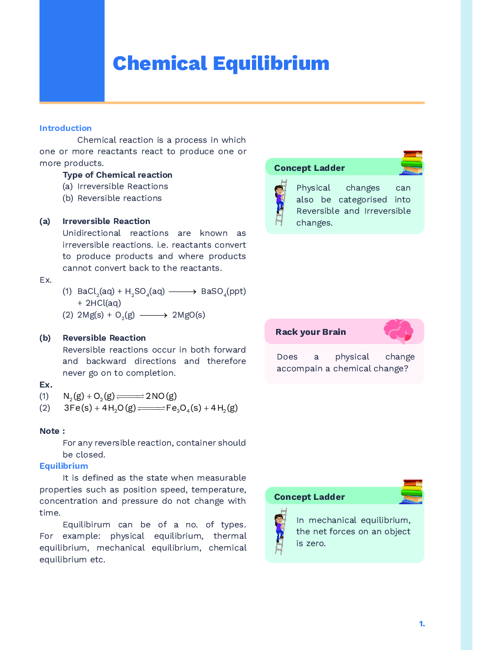 Study Notes for NEET Chemistry Chemical Equilibrium 2023 - Page 2