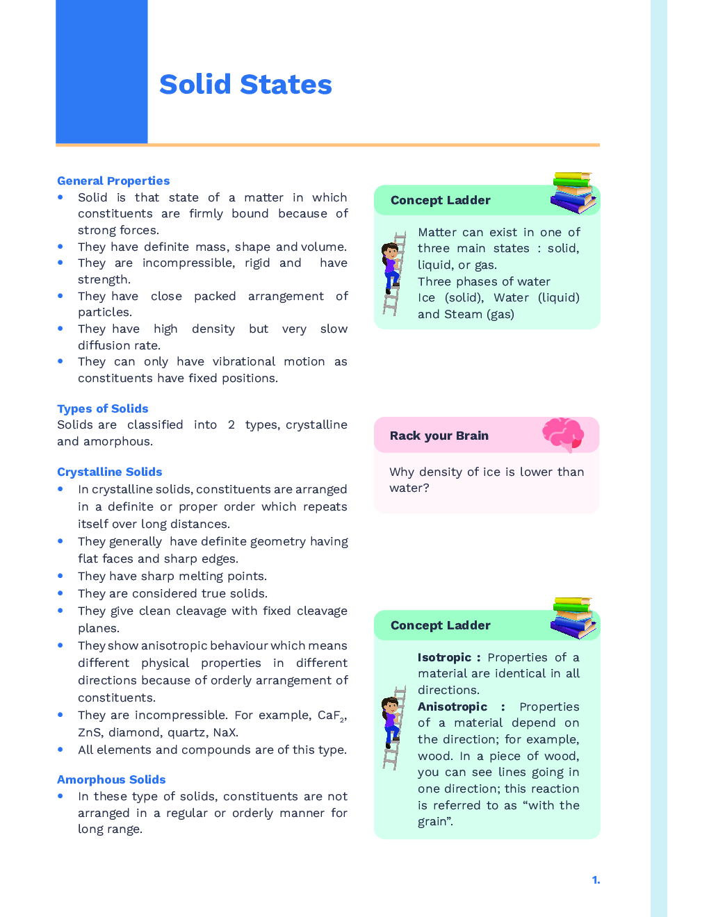 Study Notes for NEET Chemistry Solid States 2023 - Page 2