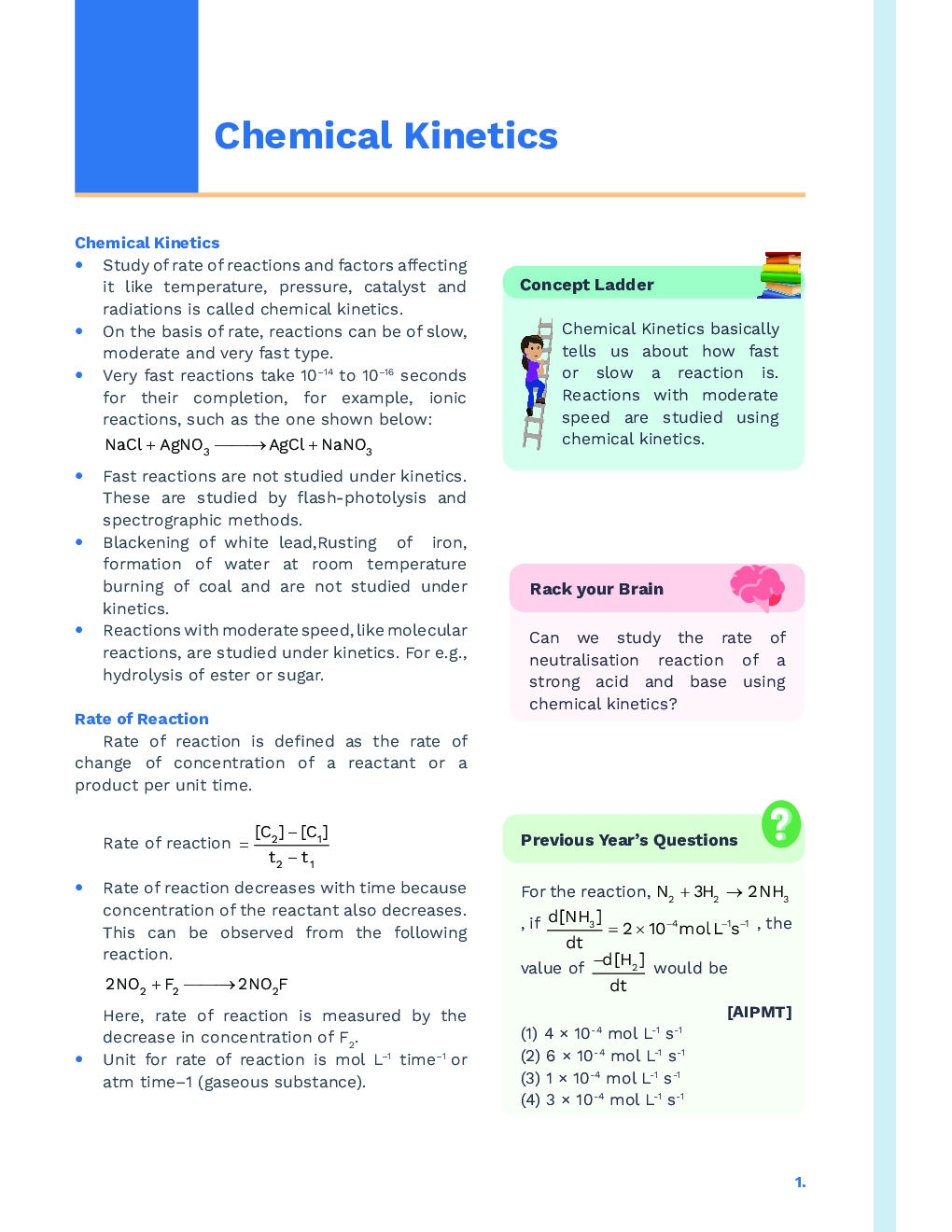 Study Notes for NEET Chemistry Chemical Kinetics 2023 - Page 2