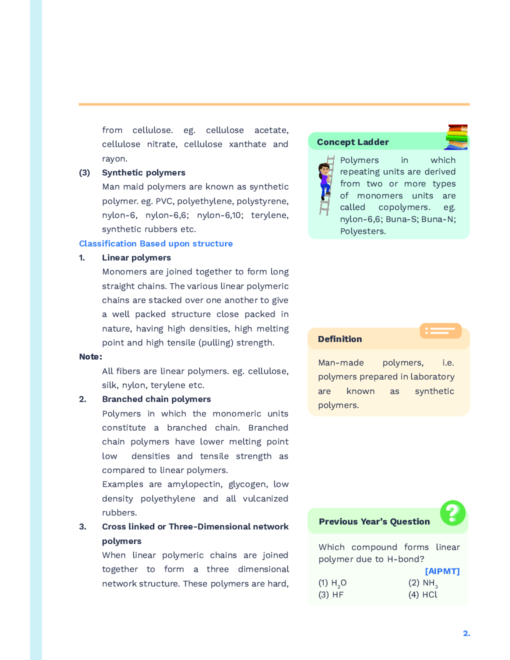 Study Notes for NEET Chemistry Polymers 2023 - Page 3