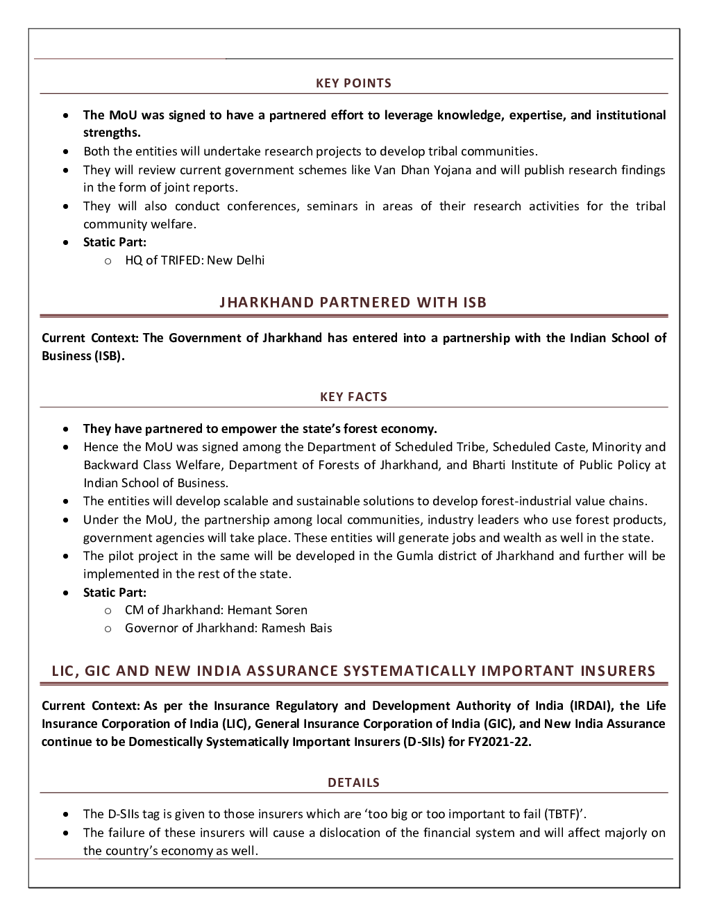Monthly General Knowledge January-2022 - Page 3