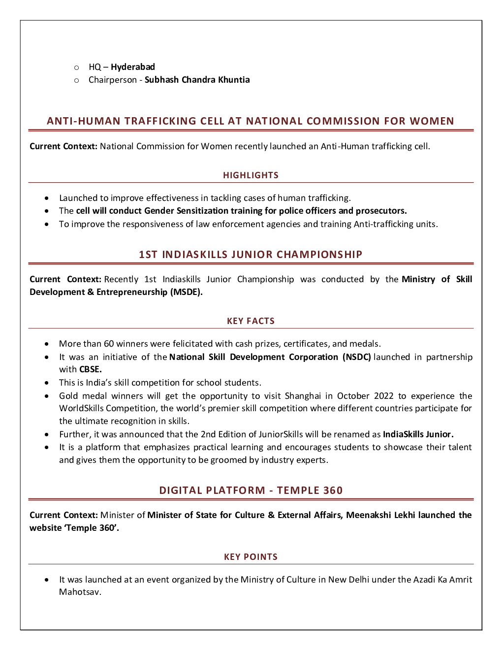 Monthly General Knowledge April-2022 - Page 5