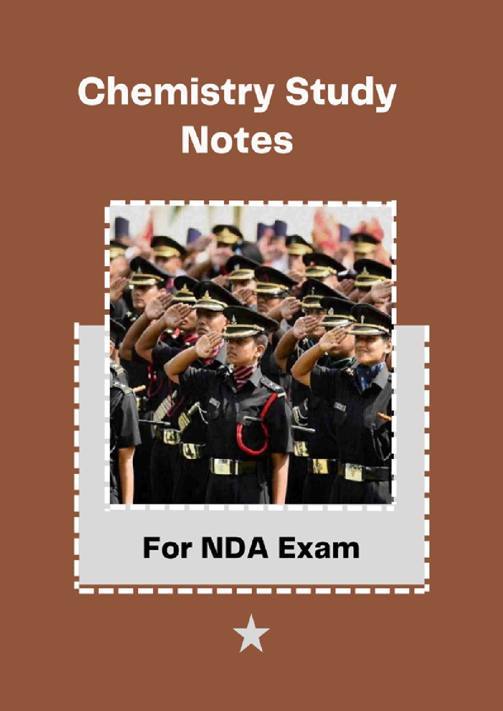 Chemistry Study Notes For NDA Exam - Page 1