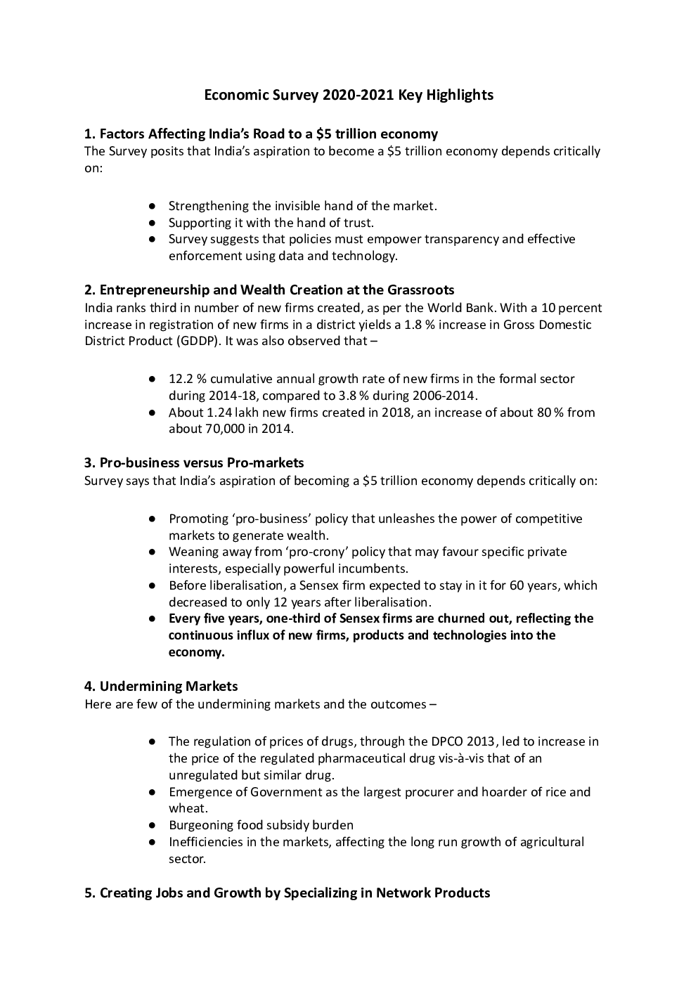 Economy Study Notes For NDA Exam - Page 2