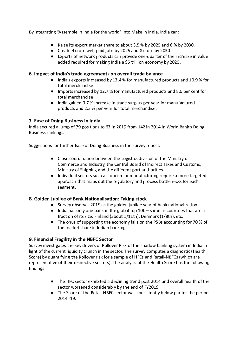 Economy Study Notes For NDA Exam - Page 3