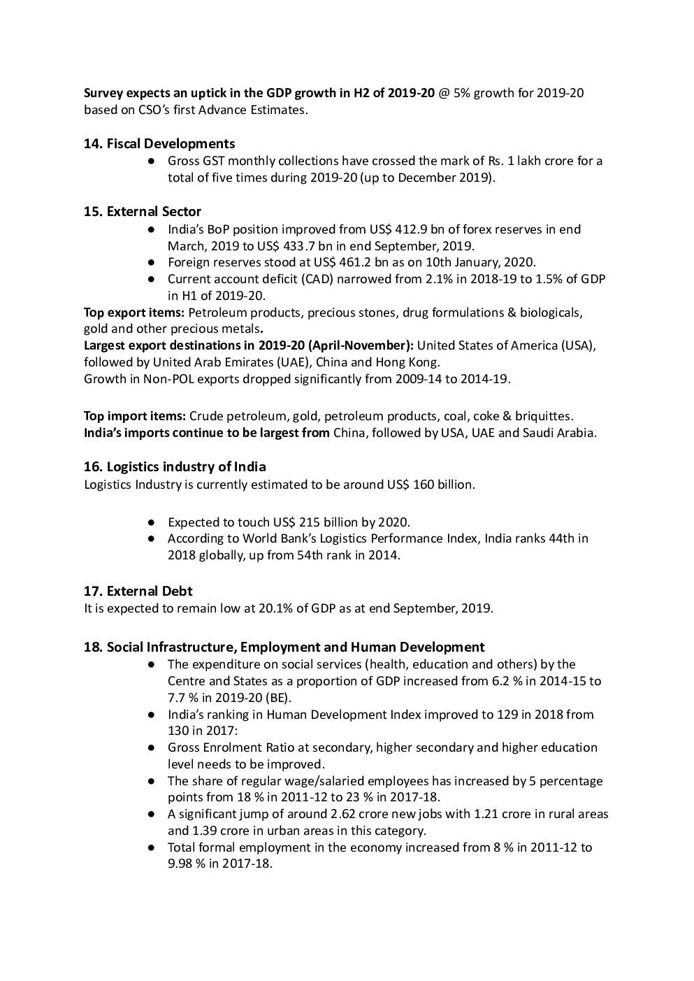 Economy Study Notes For NDA Exam - Page 5