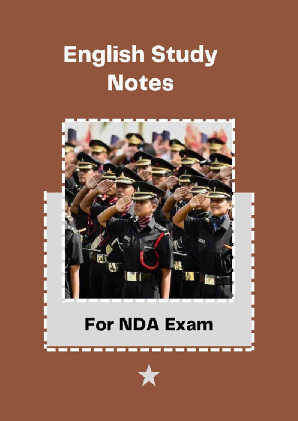 English Study Notes For NDA Exam - Page 1