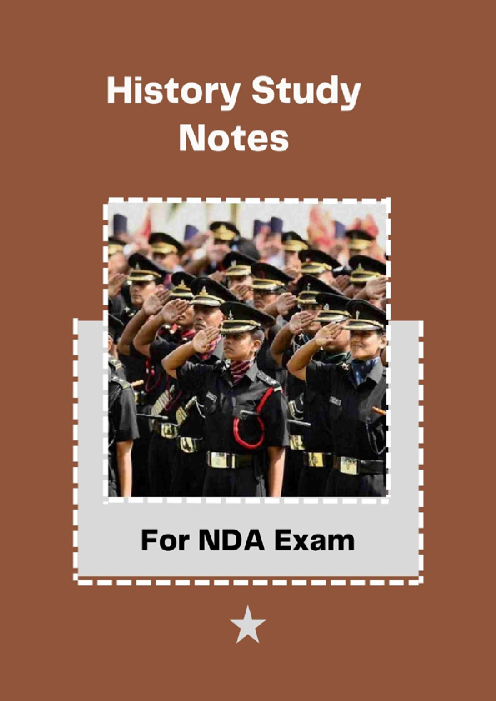 History Study Notes For NDA Exam - Page 1