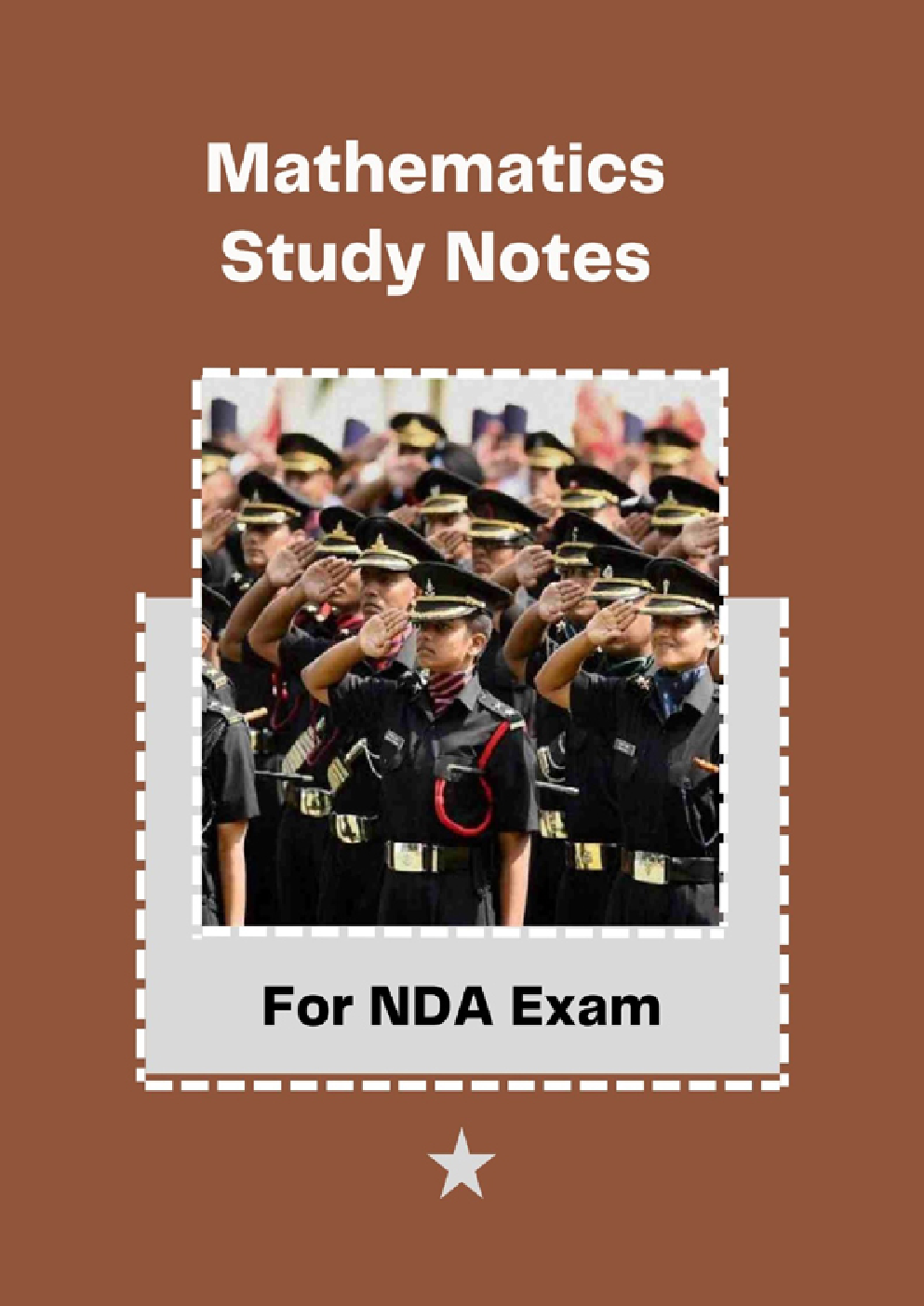 Mathematics Study Notes For NDA Exam - Page 1