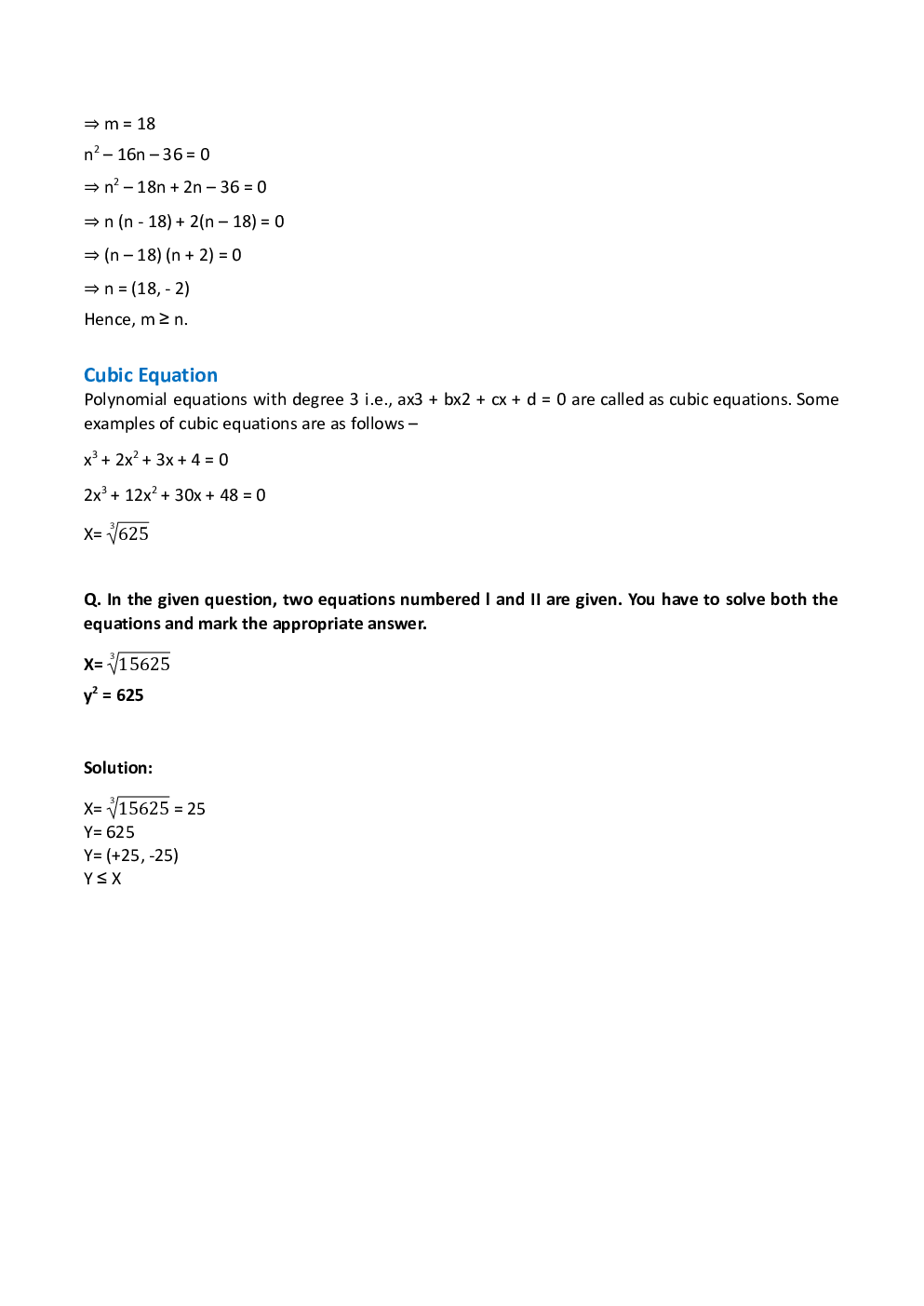 Mathematics Study Notes For NDA Exam - Page 5