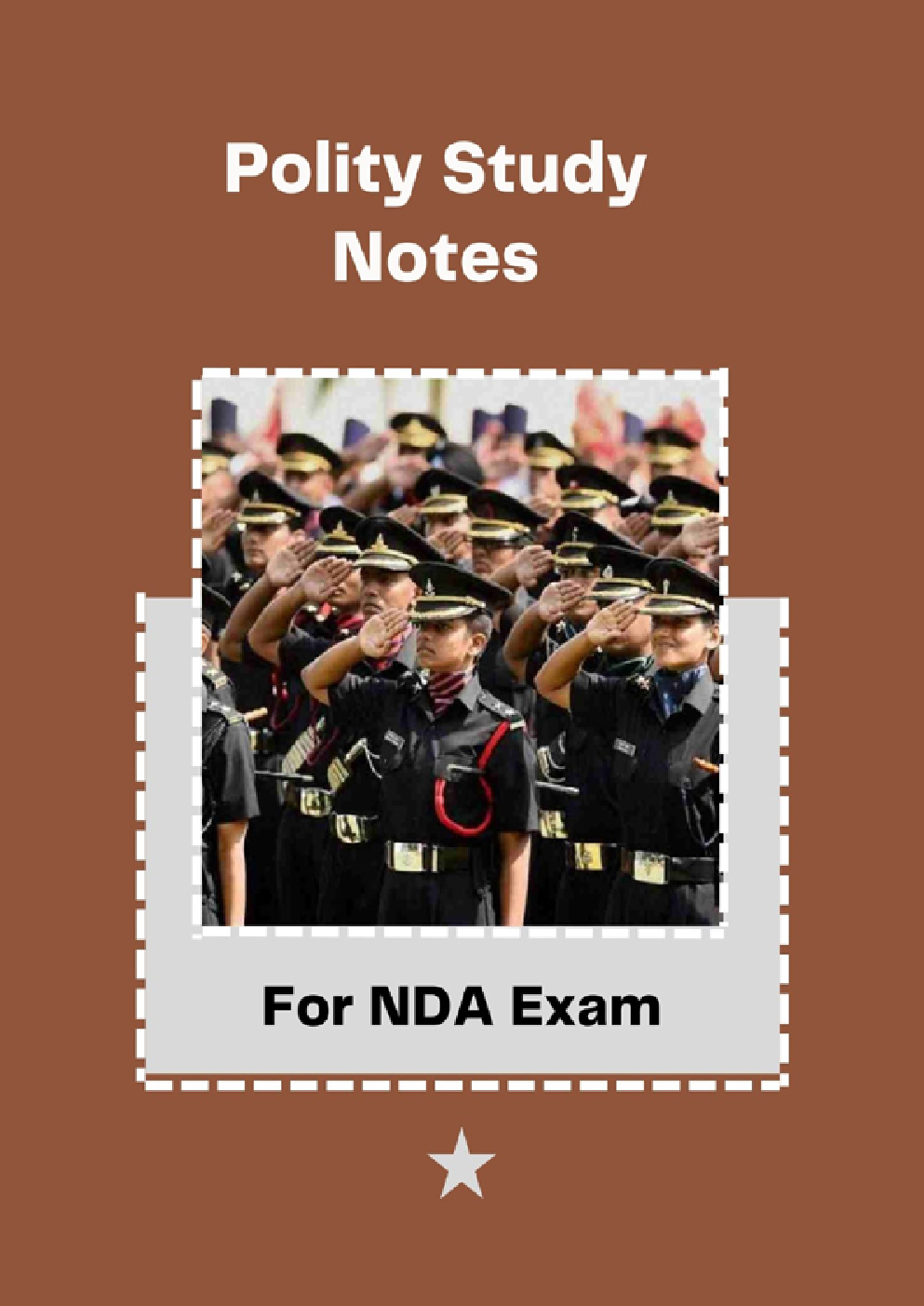 Polity Study Notes For NDA Exam - Page 1