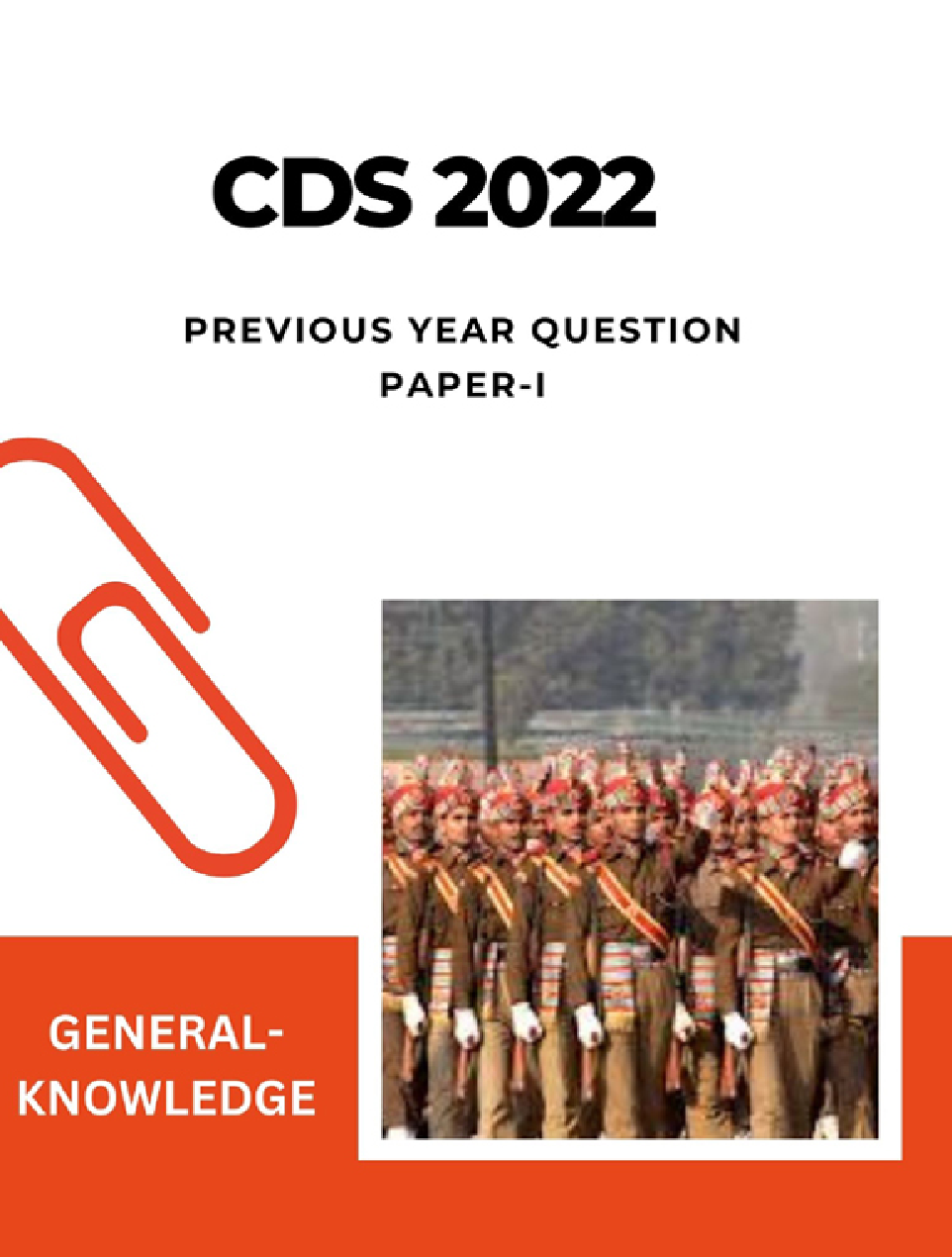 CDS 2022 Previous Year Question Paper-I General Knowledge - Page 1