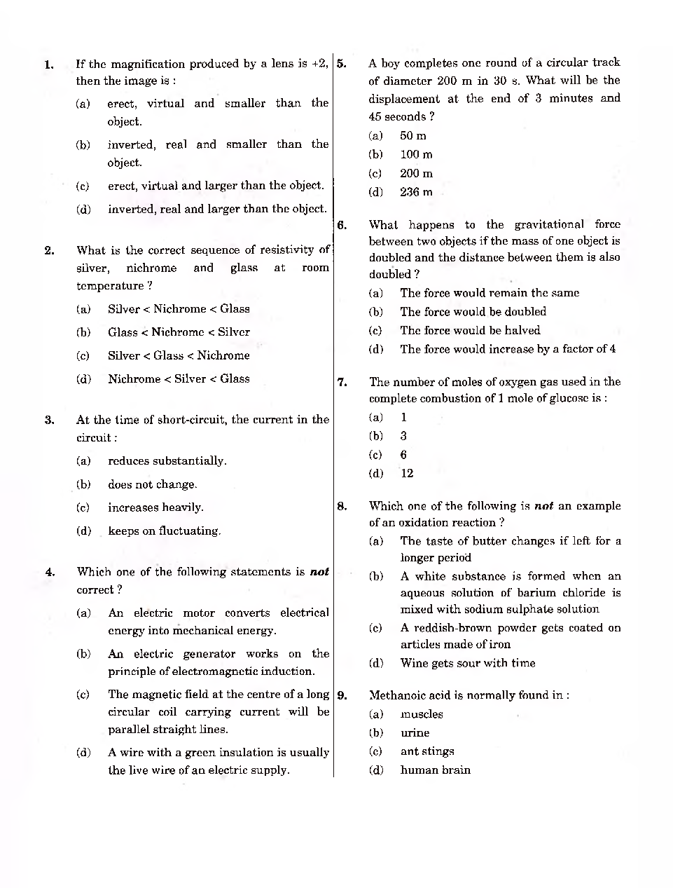 CDS 2022 Previous Year Question Paper-I General Knowledge - Page 4