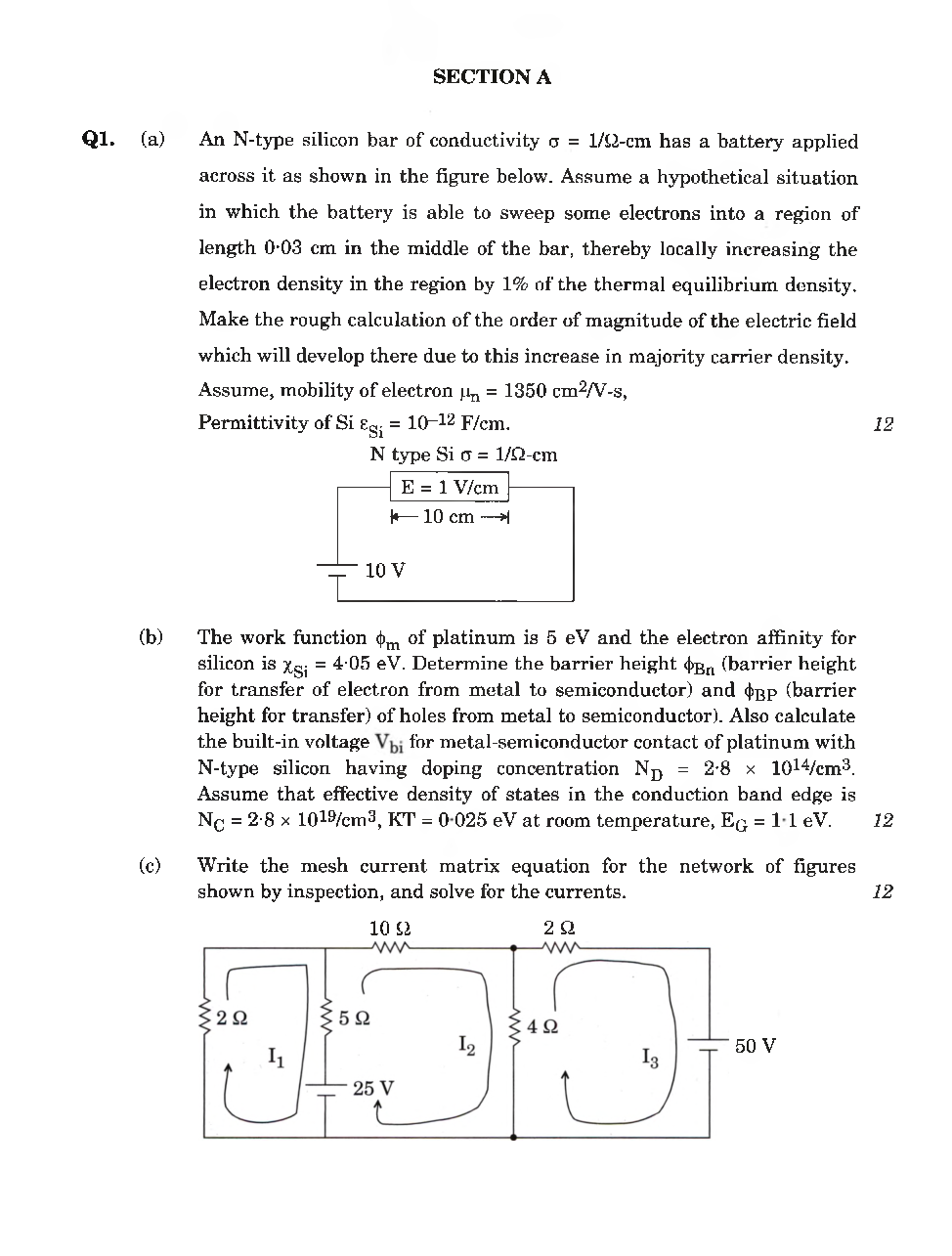 IES Mains Electronics And Telecommunication Engineering Previous Year Paper-I 2021 - Page 3