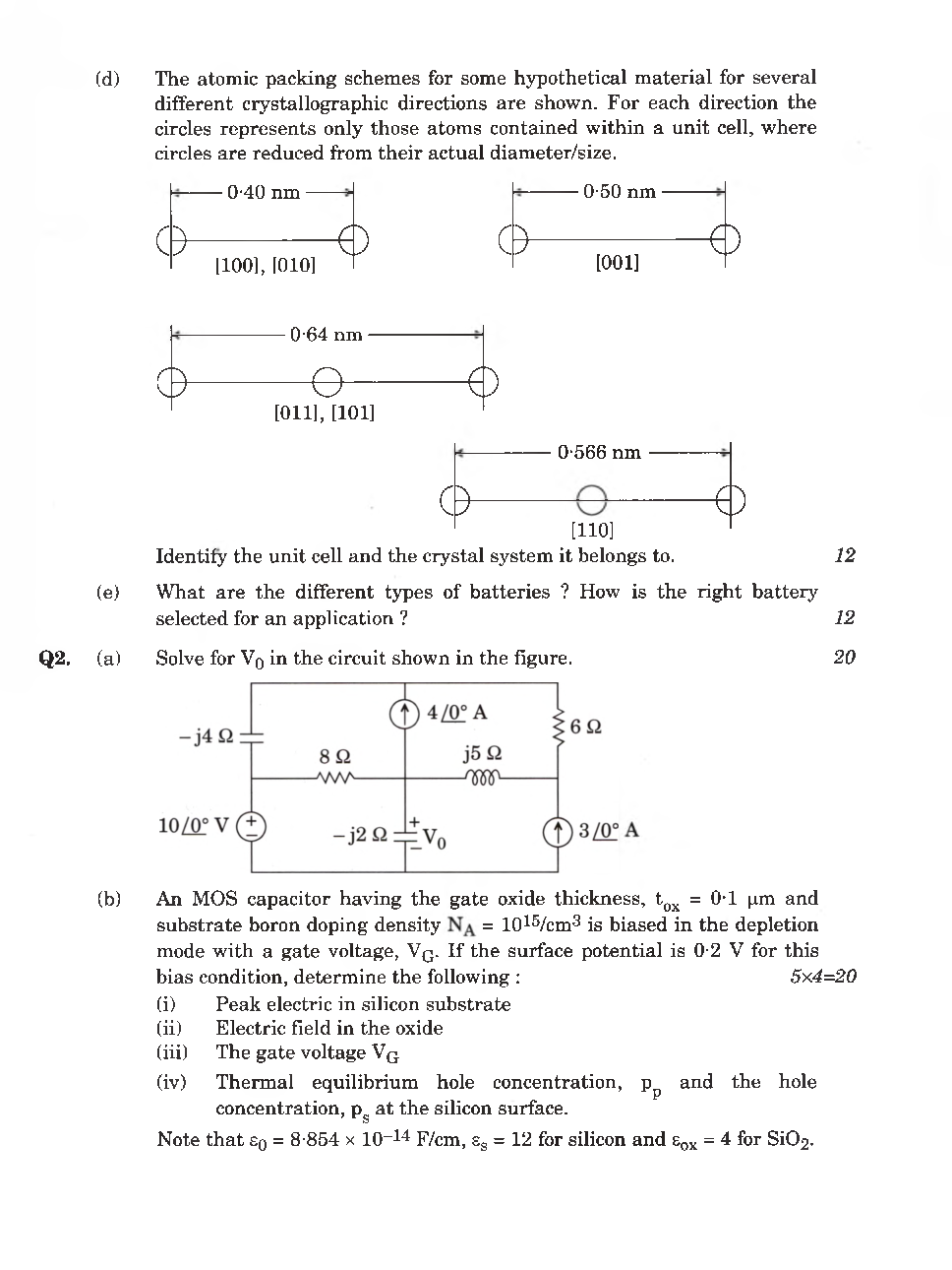IES Mains Electronics And Telecommunication Engineering Previous Year Paper-I 2021 - Page 4