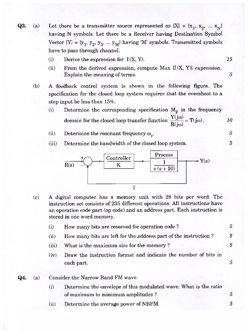 IES Mains Electronics And Telecommunication Engineering Previous Year Paper-II 2021 - Page 5