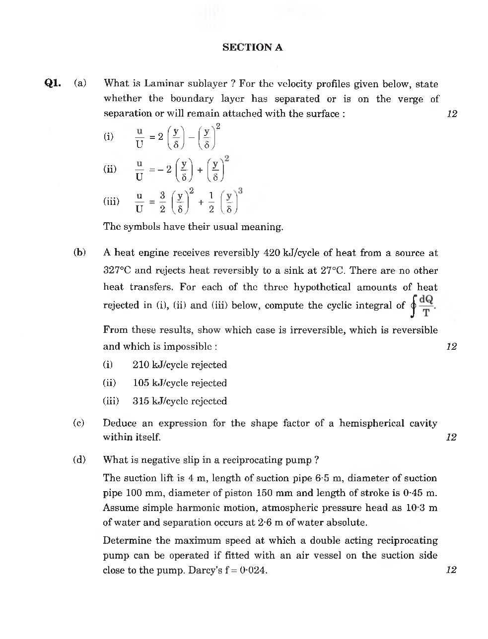 IES Mains Mechanical Engineering Previous Year Paper-I 2021 - Page 3