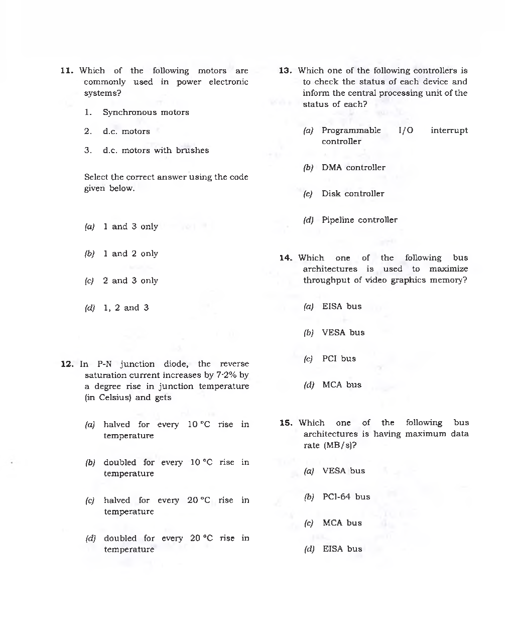 IES Prelims Electrical Engineering Previous Year Paper-II 2022 - Page 5
