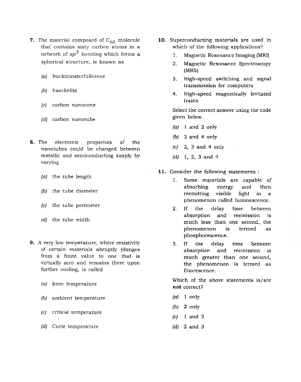 IES Prelims Electronics And Telecommunication Engineering Previous Year Paper-II 2022 - Page 4