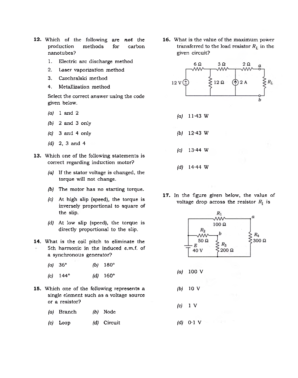 IES Prelims Electronics And Telecommunication Engineering Previous Year Paper-II 2022 - Page 5