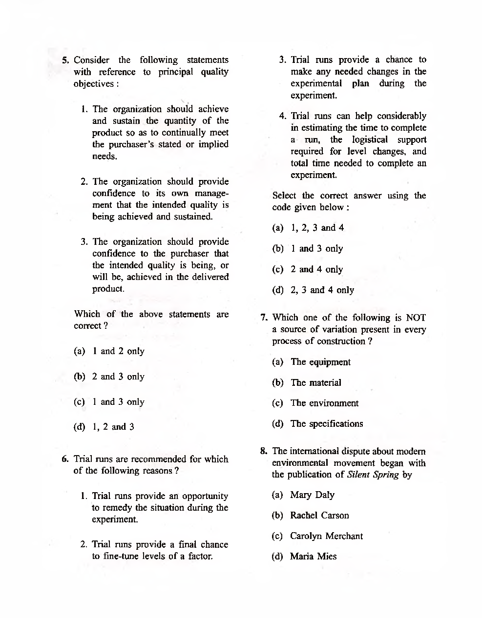 IES Prelims General Studies And Engineering Aptitude Previous Year Paper-I 2022 - Page 4