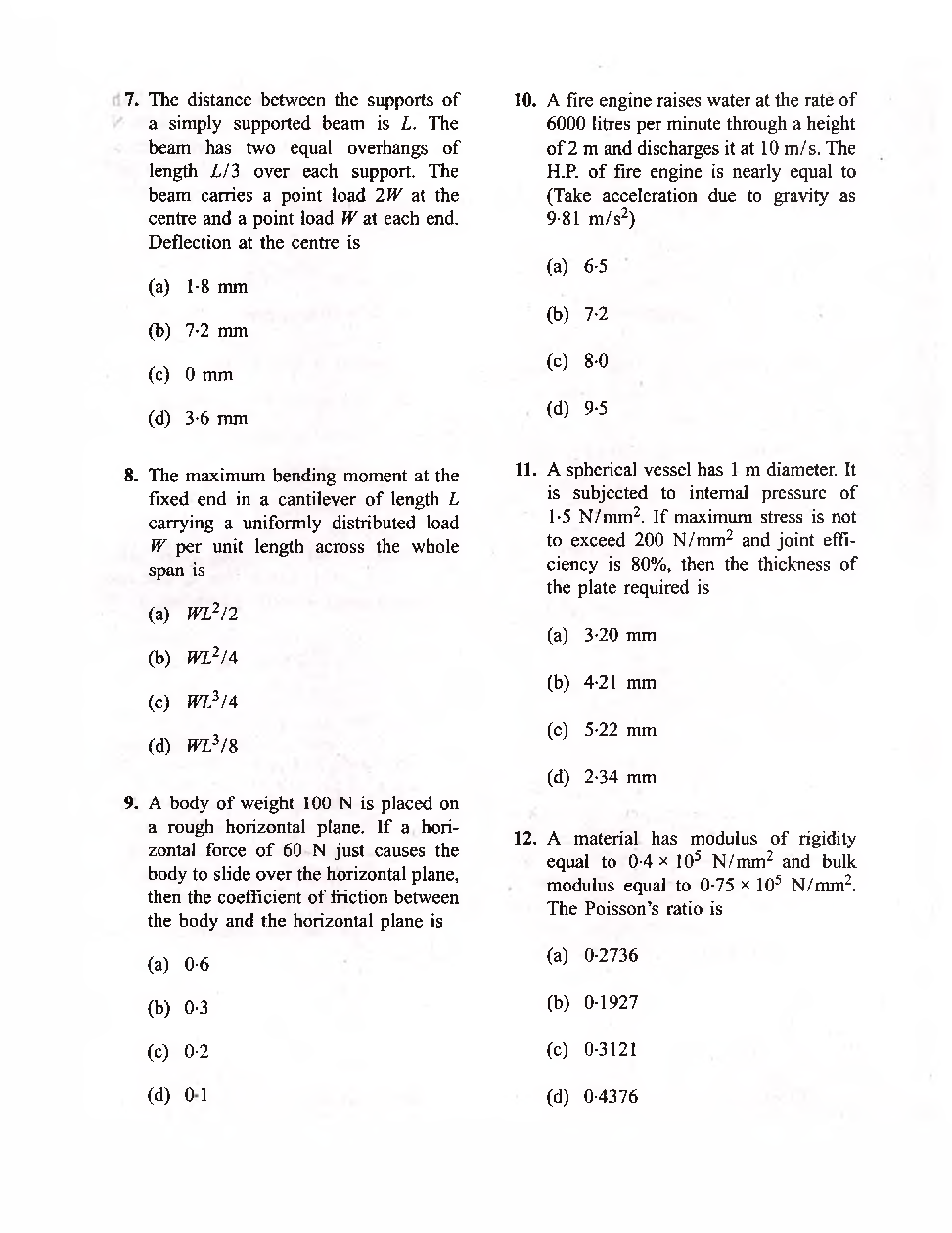 IES Prelims Mechanical Engineering Previous Year Question Paper-II 2022 - Page 4
