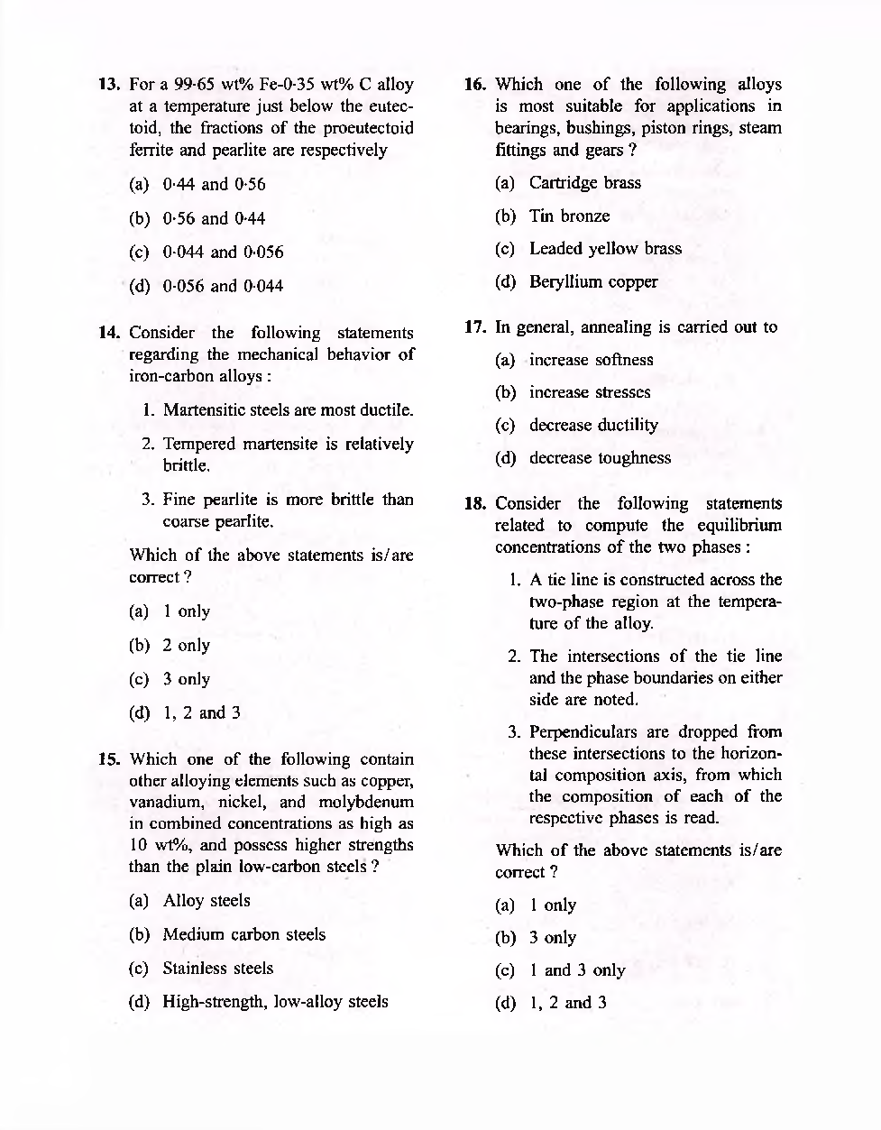 IES Prelims Mechanical Engineering Previous Year Question Paper-II 2022 - Page 5