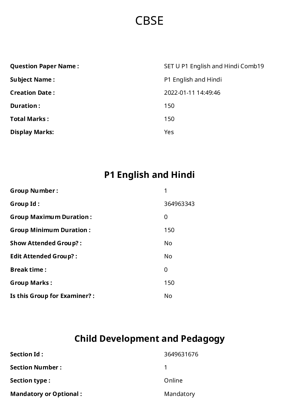 CTET Previous Year Question Paper Slot-III 2022 - Page 2