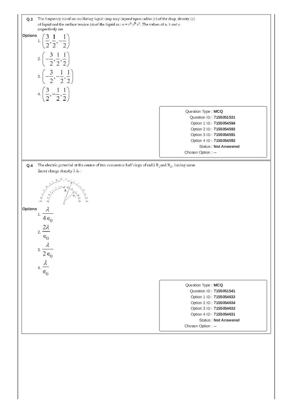JEE Main-2023 24-January Shift-2 Question Paper With Ans Key Session-1 - Page 3