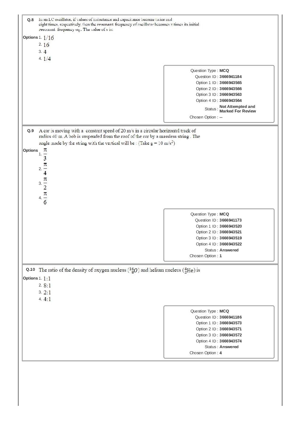 JEE Main-2023 25-January Shift-1 Question Paper With Ans Key Session-1 - Page 5
