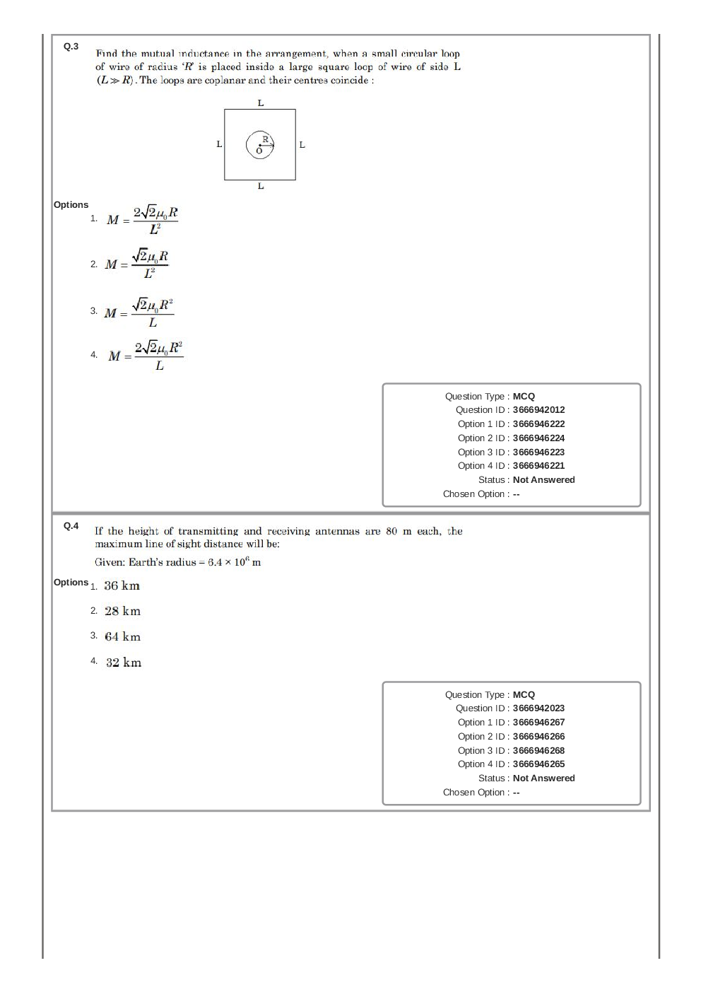 JEE Main-2023 29-January Shift-1 Question Paper With Ans Key Session-1 - Page 3