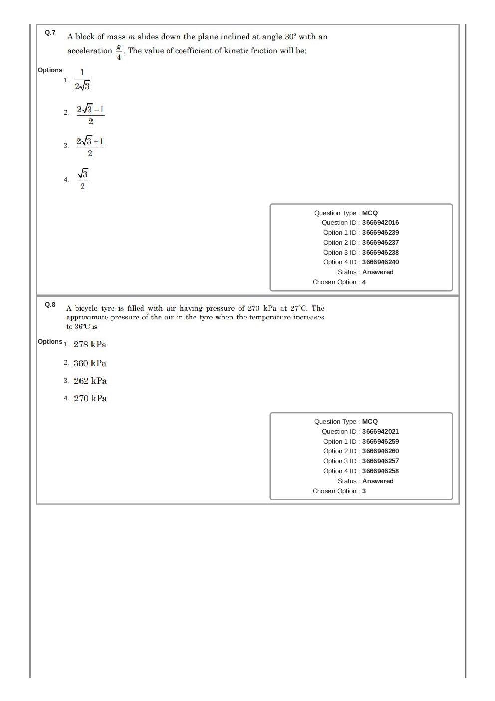 JEE Main-2023 29-January Shift-1 Question Paper With Ans Key Session-1 - Page 5