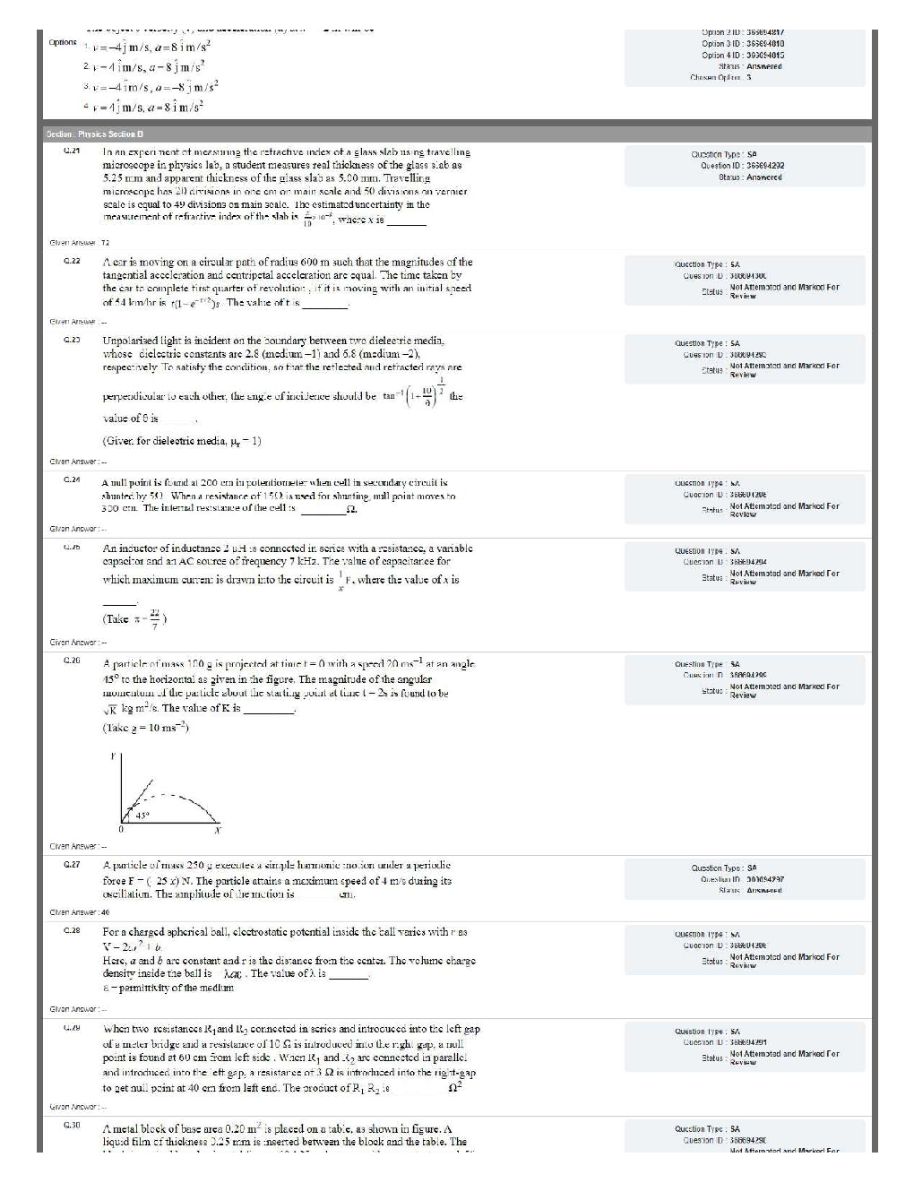 JEE Main-2023 29-January Shift-2 Question Paper With Ans Key Session-1 - Page 5