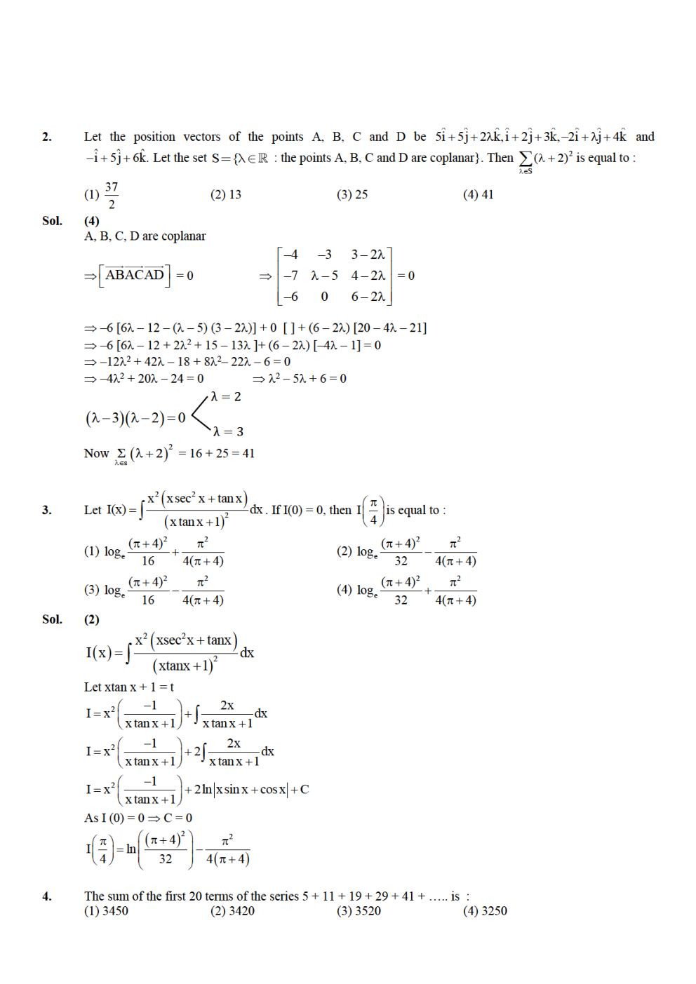 JEE Main-2023 6-April-Shift-1 Question Paper With Ans Key Session-2 - Page 3