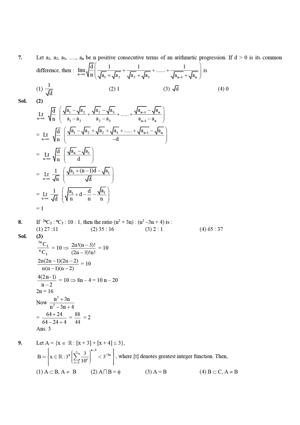JEE Main-2023 6-April-Shift-1 Question Paper With Ans Key Session-2 - Page 5