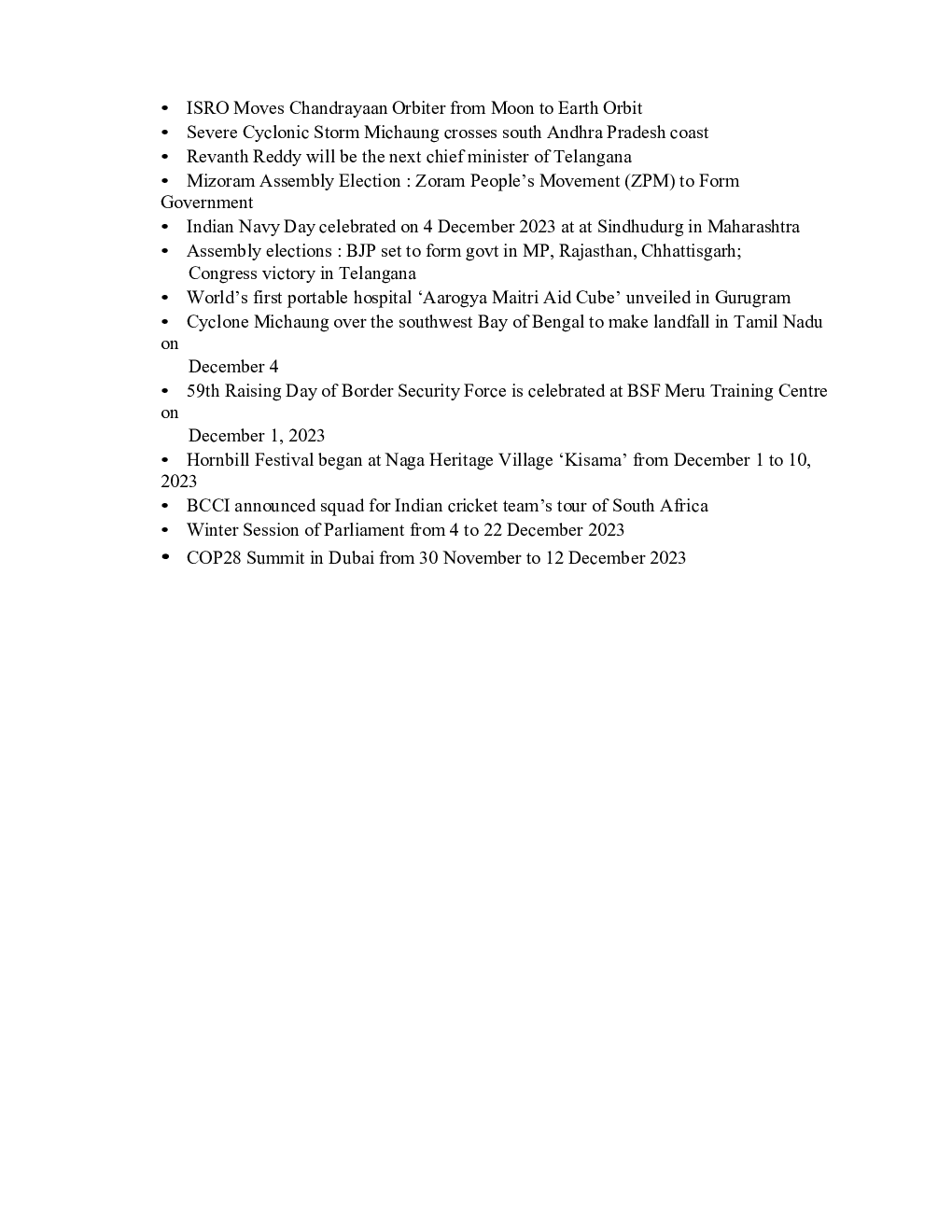 General Knowledge December  2023 - Page 5