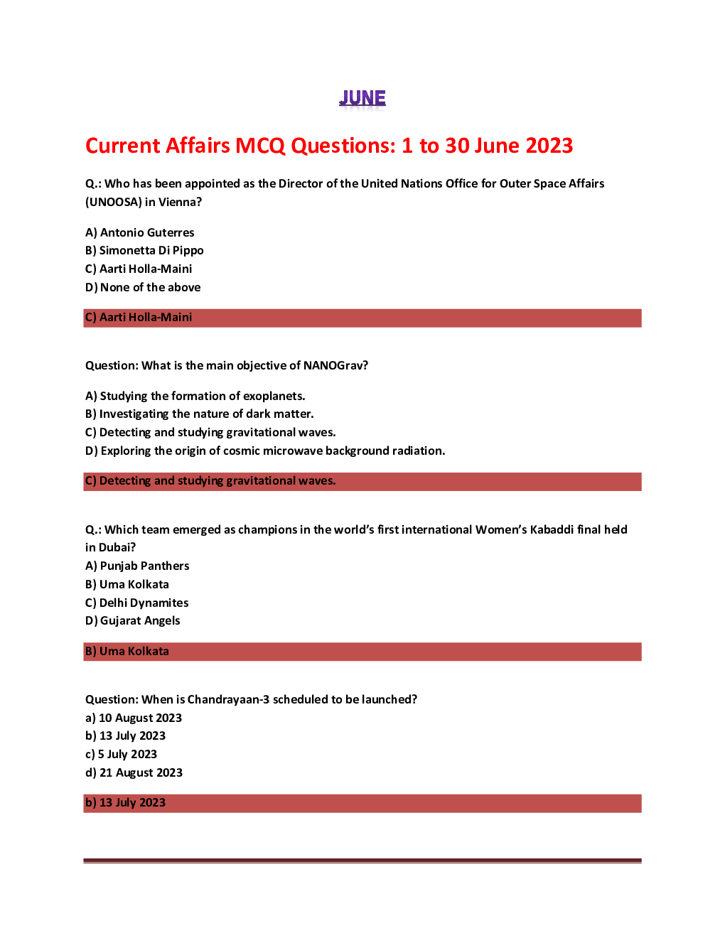 Current Affairs June  2023 - Page 2