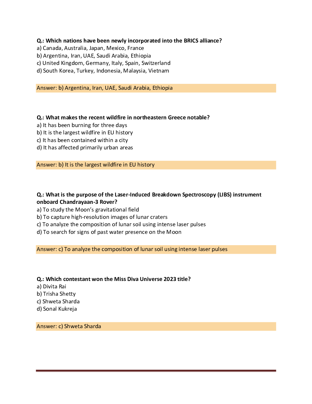 Current Affairs August  2023 - Page 3