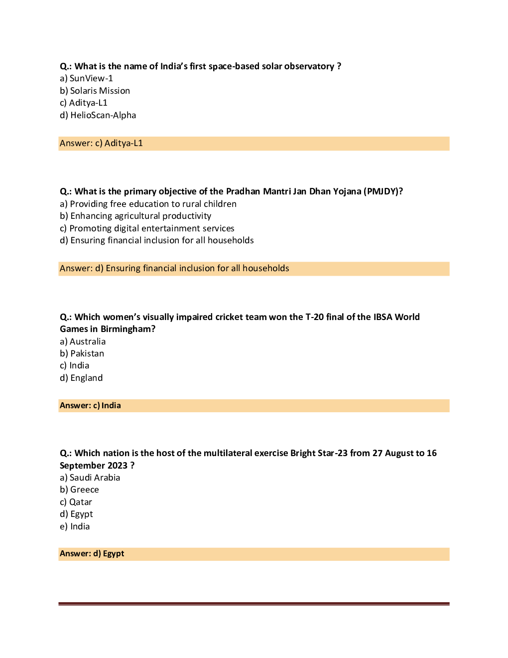 Current Affairs August  2023 - Page 4
