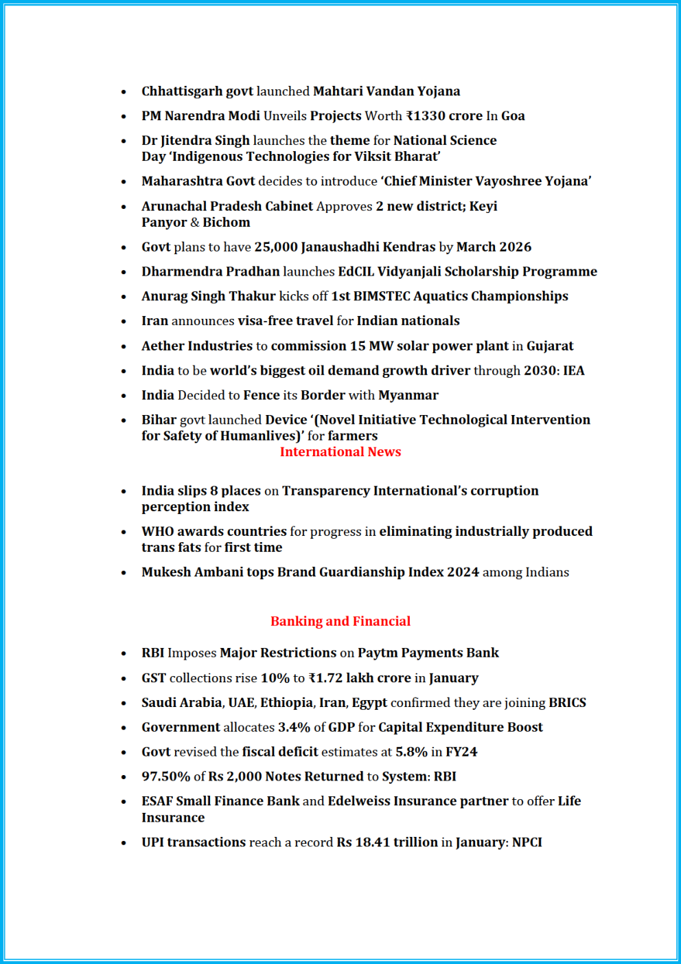 Current Affairs February  2024 - Page 3