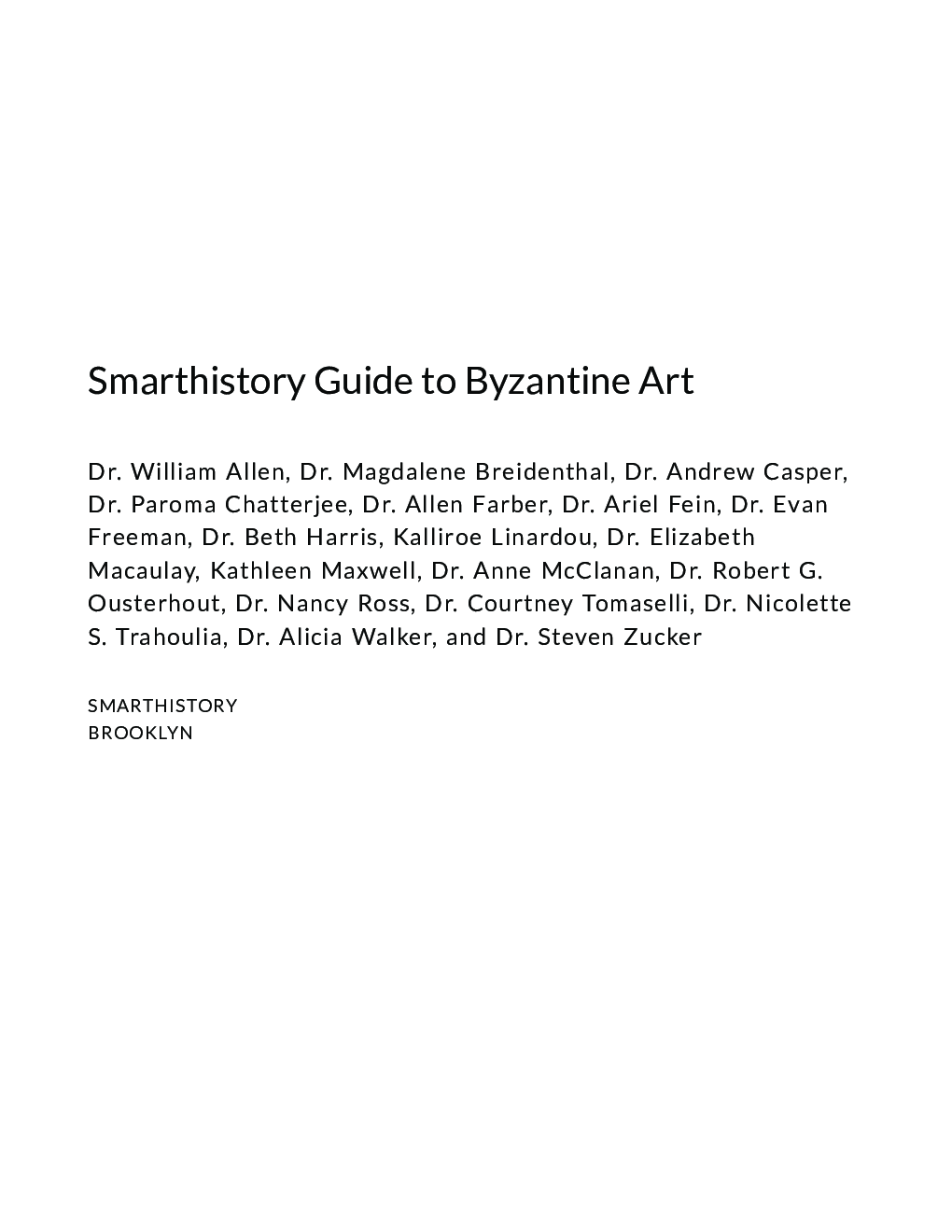 Smarthistory Guide to Byzantine Art - Page 4