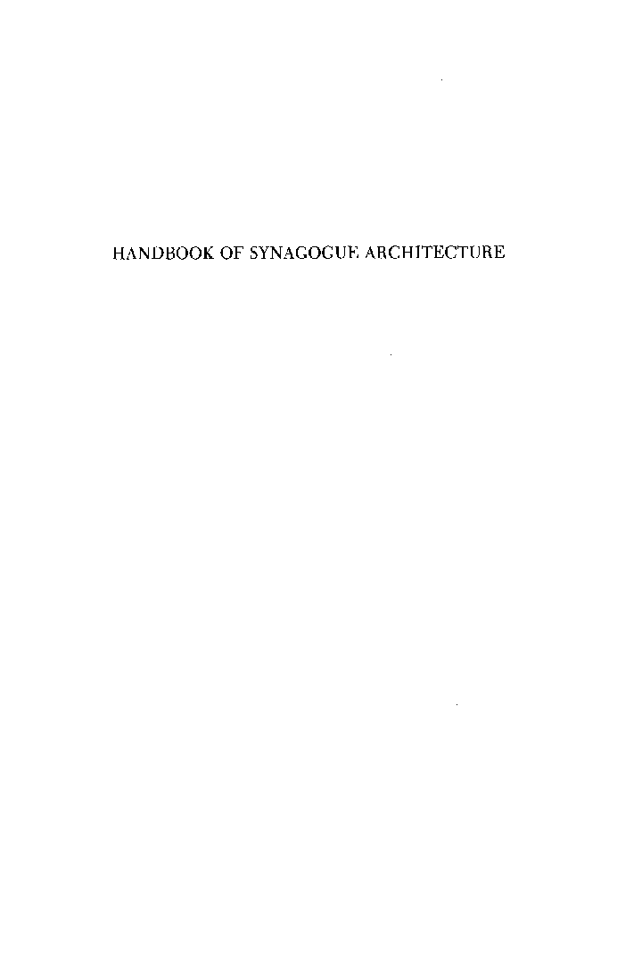 Handbook of Synagogue Architecture - Page 2