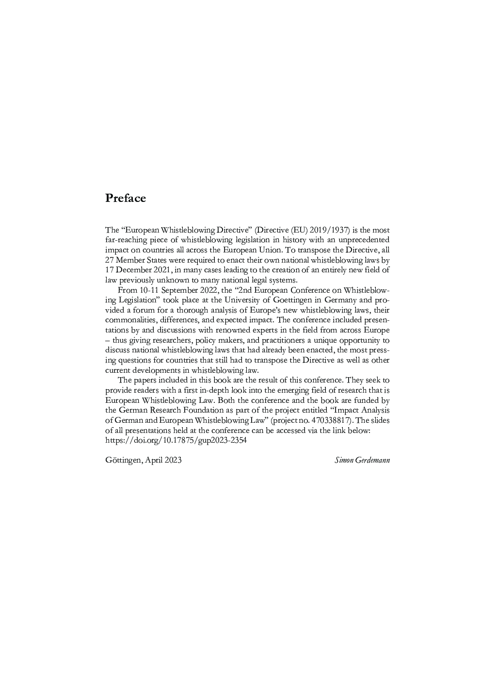 Europe's New Whistleblowing law - Page 4