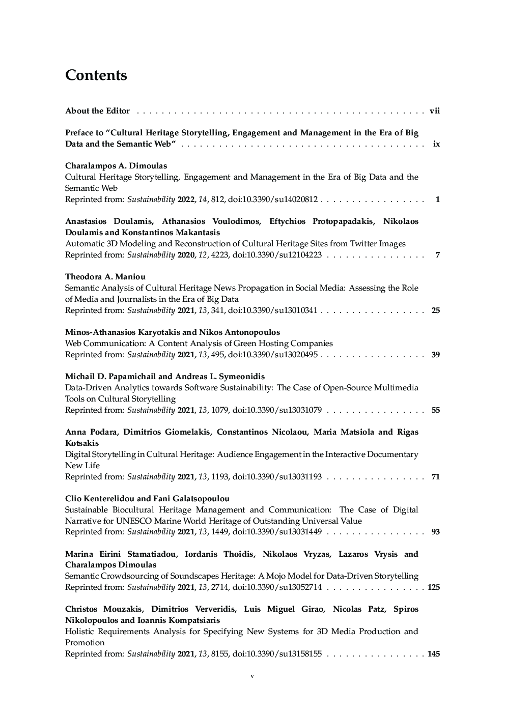 Cultural Heritage Storytelling, Engagement and Management in the Era of Big Data and the Semantic Web - Page 3