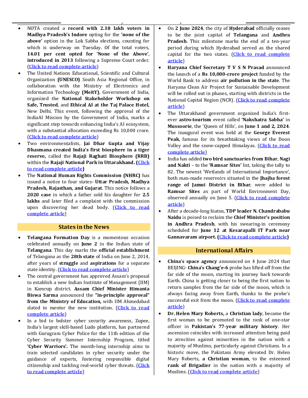 Current Affairs June 2024 - Page 4