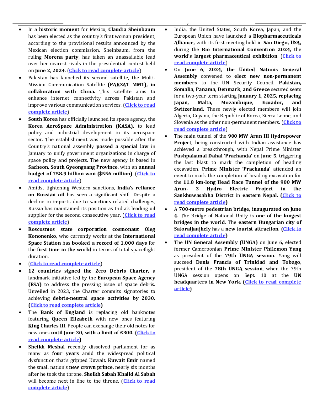Current Affairs June 2024 - Page 5