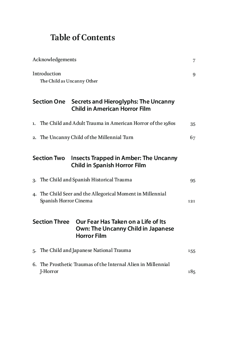 The Uncanny Child in Transnational Cinema - Page 3