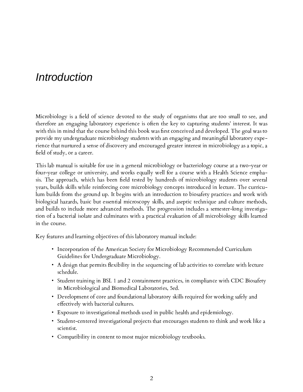 Microbiology A Laboratory Experience - Page 5