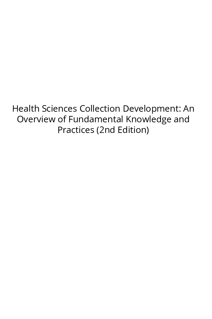 Health Sciences Collection Development An Overview of Fundamenta - Page 1