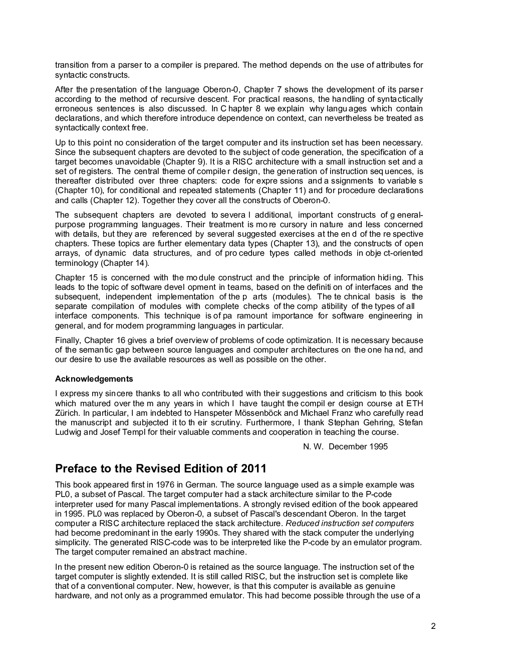 Compiler Construction - Page 2